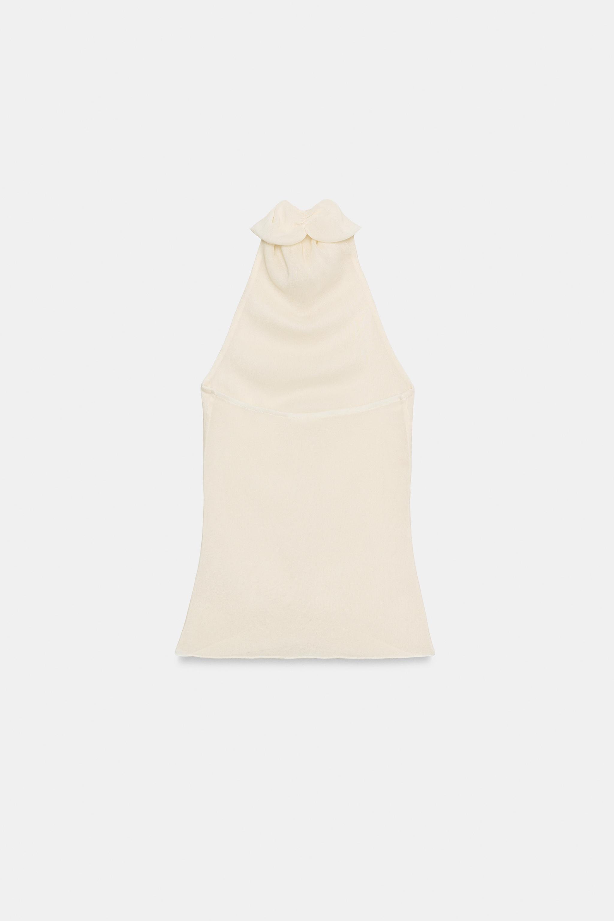 FLOWY HALTER TOP